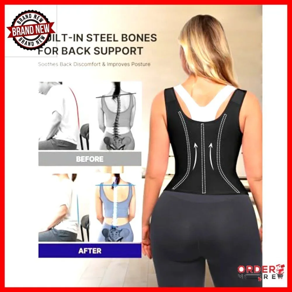 Waist Trainer Corset Shapewear Tummy Control Adjustable Straps Sculpting